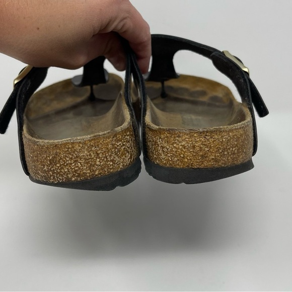 Birkenstock Gizeh Sandals Magic Snake Black - Picture 4 of 8